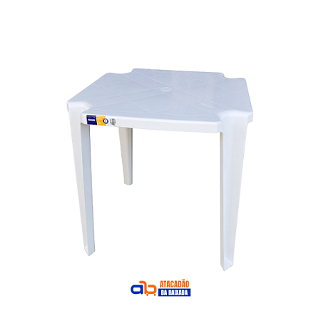 Mesa Tramontina Noronha 68x68cm Branca