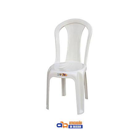 Cadeira Bistrô Sauípe Branca 154kg Inovar - TopMil