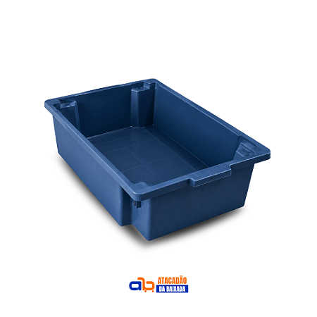 Caixa p/ Pescado Alta Azul - Natuplast