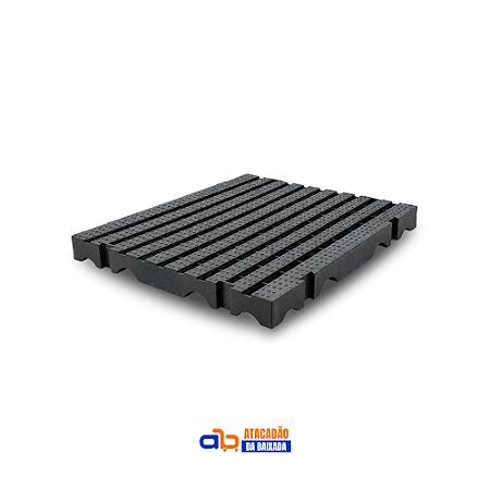 Estrado Plástico 50x50cm Preto - Natuplast