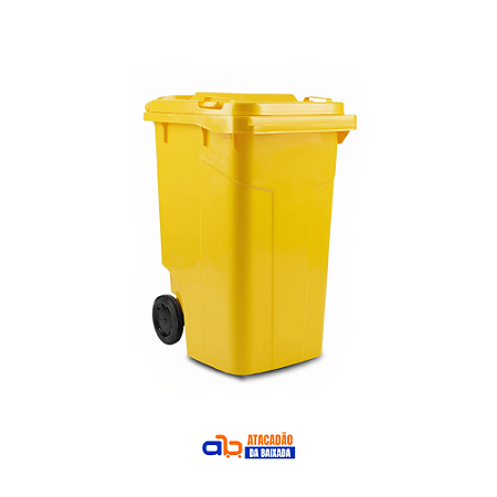 Contentor de Lixo 240L Amarelo - Usaplast