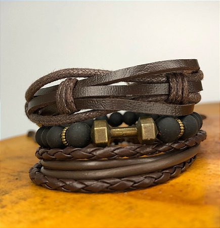 Pulseira Basic Marrom