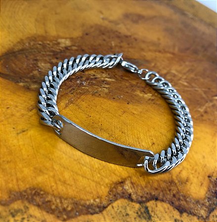 Pulseira Grumet Placa Lisa