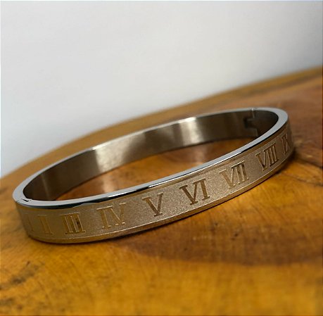 Pulseira Bracelete Números Romanos
