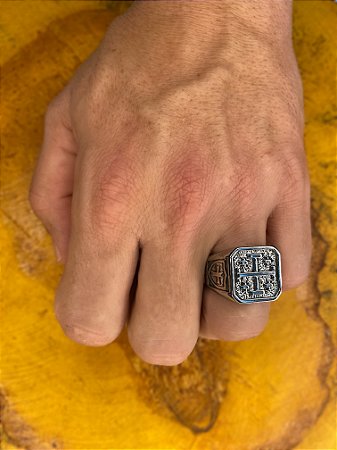 Anel Cruz de Jerusalém