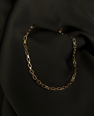 Pulseira Cartier Quadrada Dourada