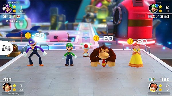 Mario Party™ Superstars para o console Nintendo Switch™ — Minijogos —  Minijogos de 2 contra 2