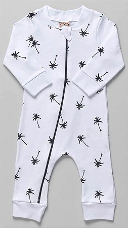 Macacão Bebê Suedine Coqueiro