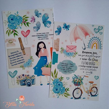 Adesivos Transparente para Bible Journaling - Teu Reino