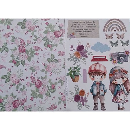 Scrapbook - Trono da Graça - Bible Journaling