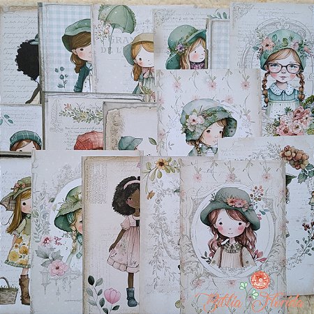 Bíblia Florida Creative - Papéis Vida Criativa - Bible Journaling