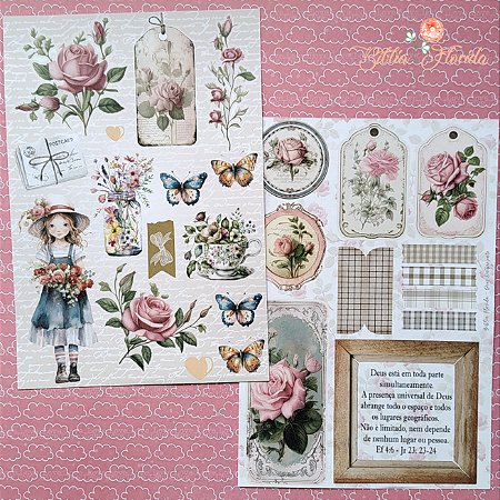 Scrapbook DEUS ONIPRESENTE - Bible Journaling