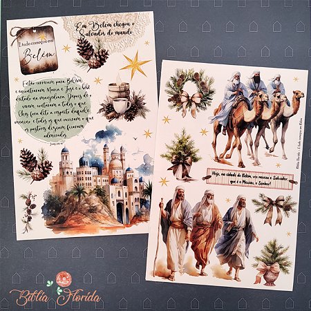 Adesivos Transparente - E tudo começou em Belém