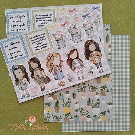 Scrapbook LAMENTAÇÕES: Grande é a tua fidelidade - Bible Journaling