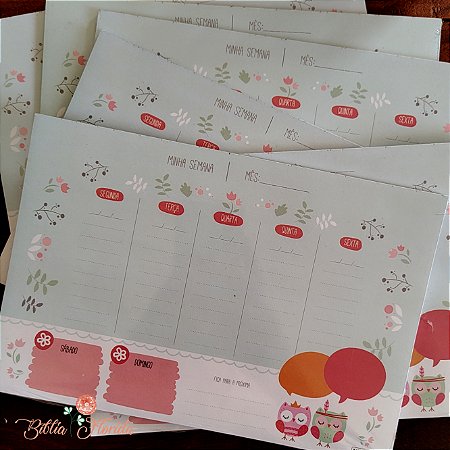Planner Semanal Coruja