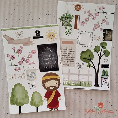 Adesivos Transparente com devocional - OSEIAS - Bible Journaling