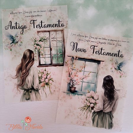 Vellum Antigo e Novo Testamento - VERDE