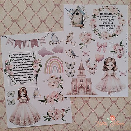 Scrapbook Livro de Mateus: Oração do Pai Nosso