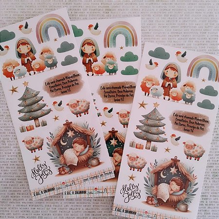 Adesivo Transparente Slim: É Ele, o Salvador - Bible Journaling