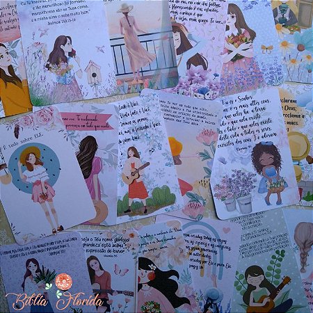 Cards: É tudo sobre Ele - 18 unidades - Bible Journaling