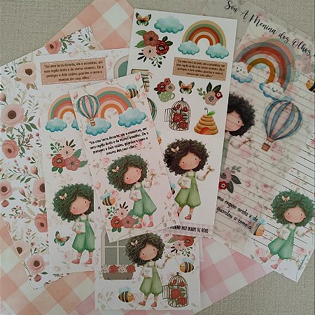 MULHERES ESCOLHIDAS: SOU A MENINA DOS OLHOS DE DEUS - Bible Journaling