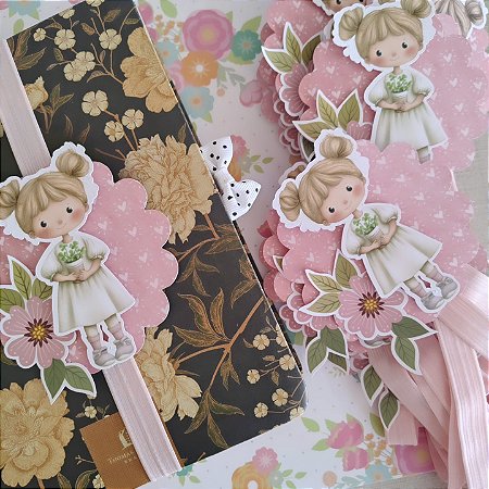 Marca Página com elástico Menina - Bible Journaling