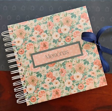 ÁLBUM SCRAPBOOK FLORAL