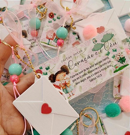 Chaveiro Cartas entre o Coração e Céu