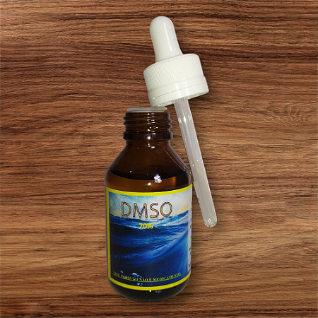 DMSO 70% (60 ml) + Conta-gotas de vidro