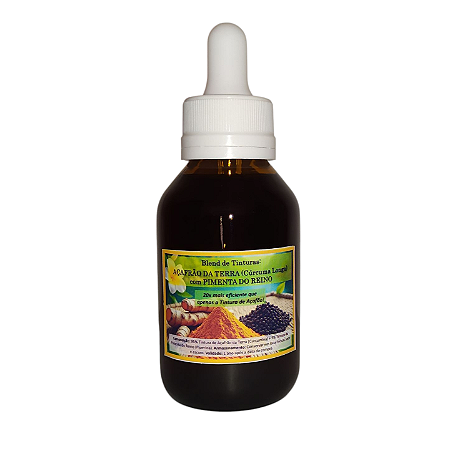 Tintura de Açafrão com Pimenta do Reino - 60 ml