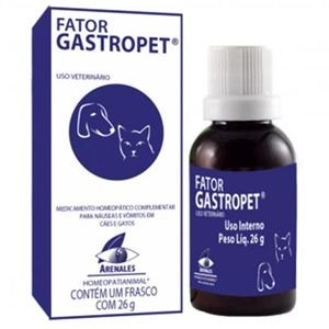 FATOR GASTROPET ARENALES HOMEOPATIANIMAL 26 GR