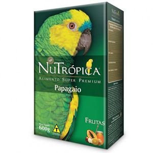 NUTROPICA PAPAGAIO COM FRUTAS 600gr