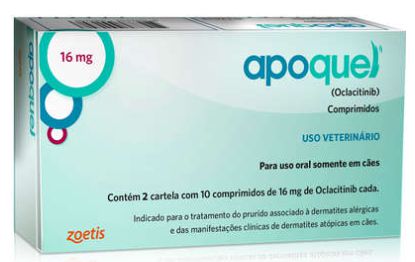 Apoquel dermatologico 16.0mg 20 comprimidos Zoetis