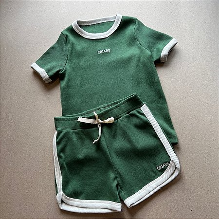 Conjunto Minimalista Unissex - Green