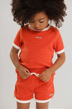 Conjunto Minimalista Unissex - Terracota