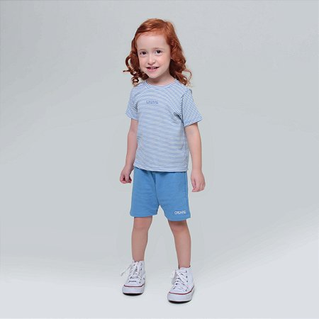 Conjunto Listras - Azul