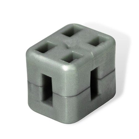CONJUNTO 11 PEÇAS CLIPTEL PARA TELA 5X10 SOLDADA 1.00M ALTURA PRATA