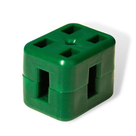 CONJUNTO 11 PEÇAS CLIPTEL PARA TELA 5X15 SOLDADA 1.50M ALTURA VERDE
