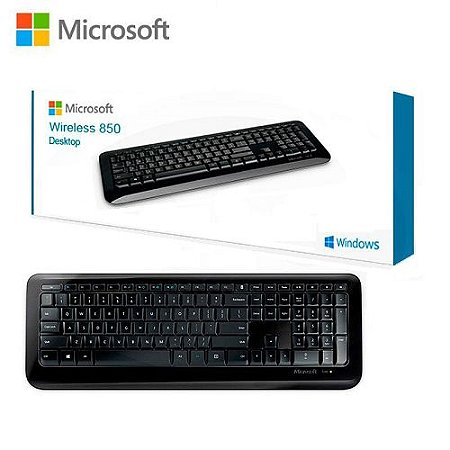 Teclado Sem Fio Usb Wireless Keyboard 850 PZ3-00005 - Microsoft - CNX  ELETRÔNICA