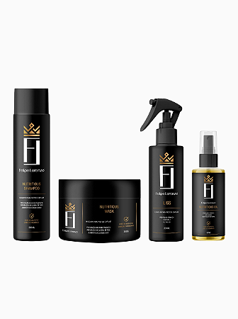 Kit Completo de Tratamento para Prótese Capilar Felipe Lorenzo (4 Itens)