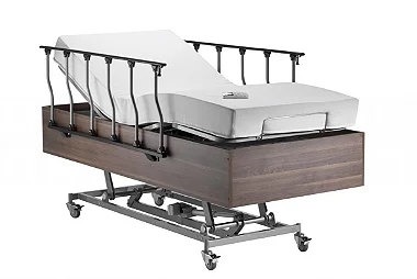 Cama Hospitalar Residencial Motorizada - Veneza  Cama Box Articulada com Controle Remoto, Bluetooth e Luz Noturna