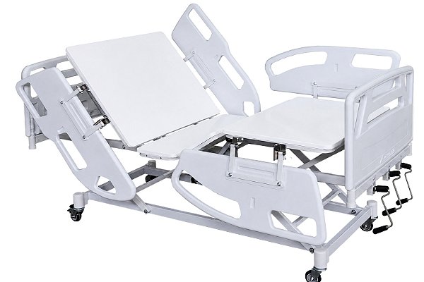 Cama Hospitalar Manual 3 Movimentos com Elevação do Leito - FLORENSE