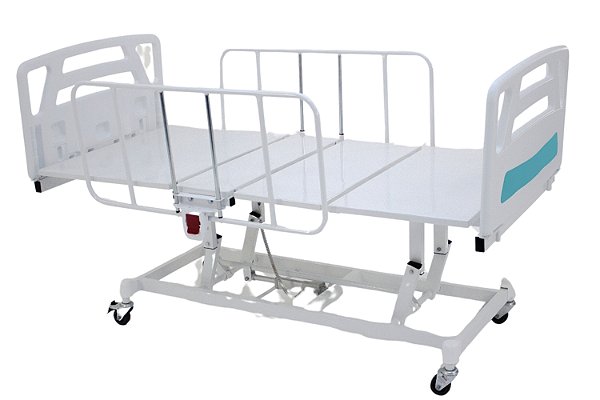 Cama Hospitalar Motorizada 3 Movimentos com Elevação de Leito – Modelo 1033 AR