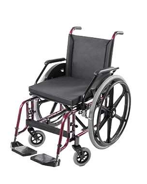 Cadeira de Rodas Confort Elite 44cm com Pneus Infláveis e Eixo Quick