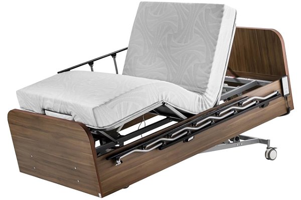 Cama Hospitalar Motorizada Home Care com Leito Extra Largo 1,10m