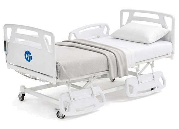 Cama Hospitalar Motorizada 3 Movimentos com Colchão 113LX
