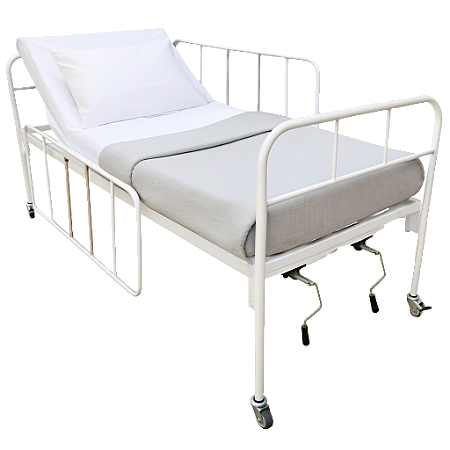 Cama Hospitalar Manual 2 Movimentos com Colchão