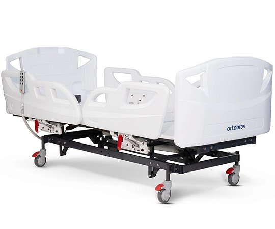 Cama Hospitalar Motorizada Multi-Posições com Elevação de Altura do Leito Bett Care Luxo