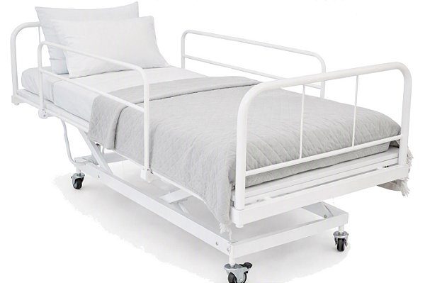 Cama Motorizada Fowler 3 Movimentos Elevação de Altura do Leito com Colchão - FINASSE