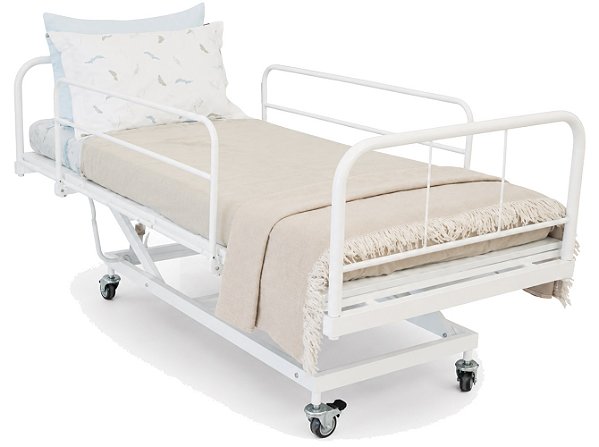 Cama Motorizada Fowler 3 Movimentos Elevação de Altura do Leito com Colchão - FINASSE